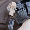 Vintage Washed Denim Mini Tote Bag Hand Bag