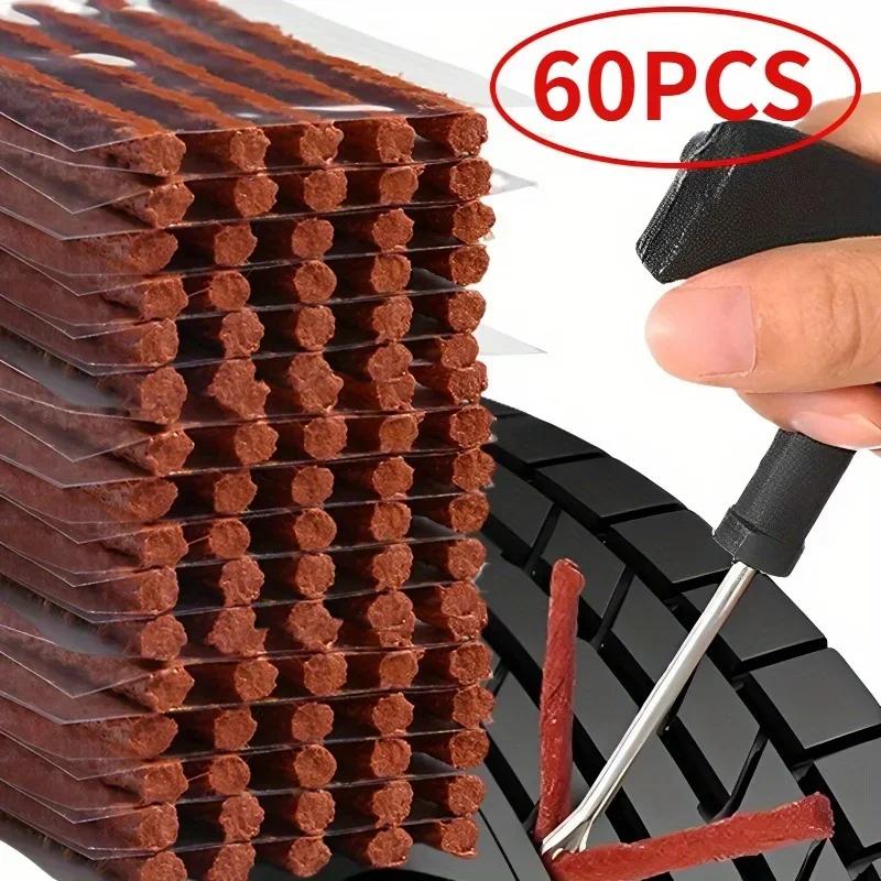 Professional Tubeless Tire Repair Kit with T-Handle Tool - 2026 New Puncture Fix Set for Car Motorcycle Off-Road & ATV Glue Free