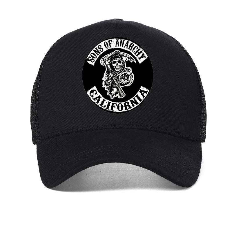 SAMCRO Baseball Cap SOA Sons of Anarchy Skull printing Casual Snapback Hat Fashion High Quality Racing Motorcycle Sport hat