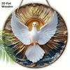Christian Holy Spirit Dove Wooden Sign 2D Relief Effect of Christian-Inspired Decor for Home Versatile Hanging Sign for Doors and Walls Wall Decor