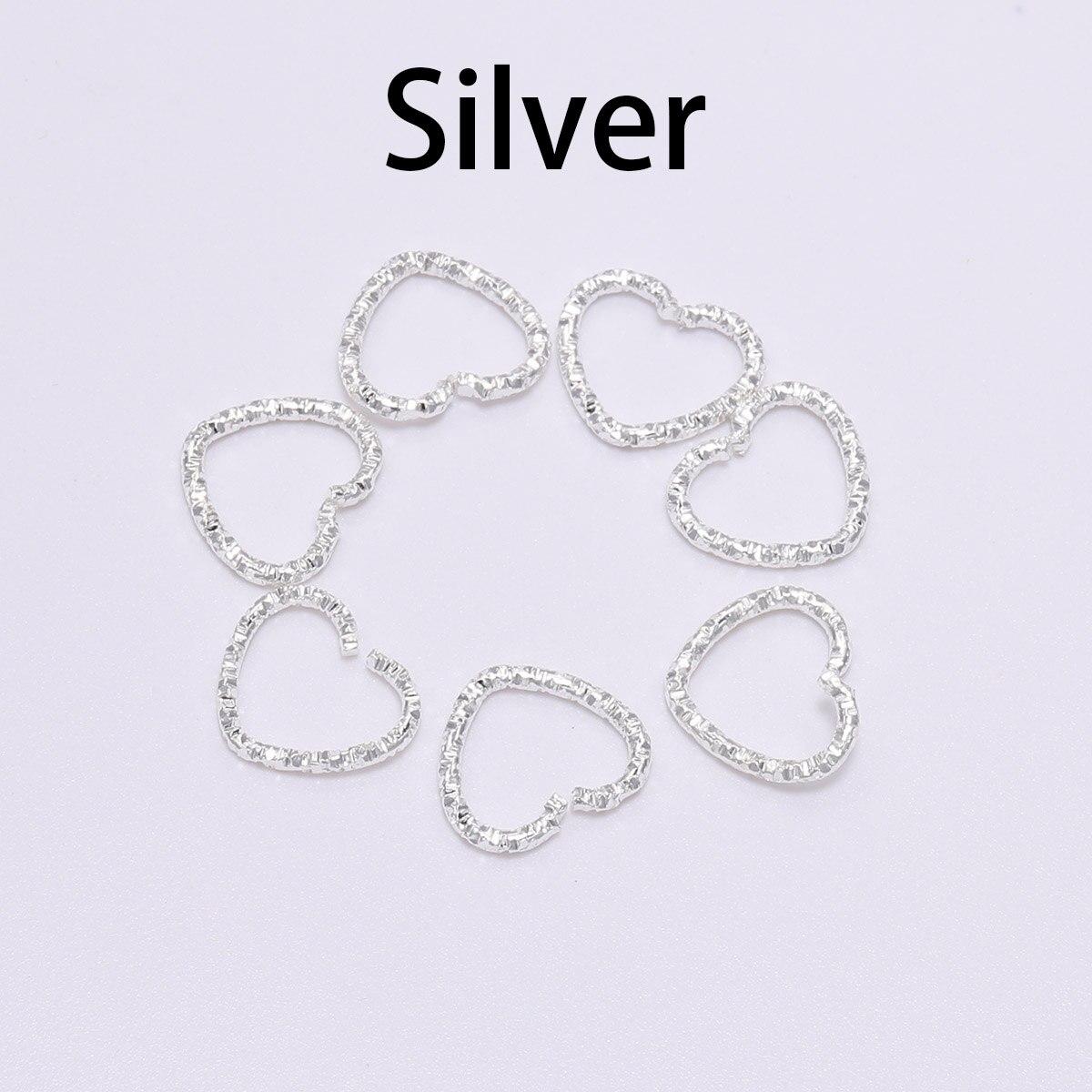 

50 шт./пакет Золоті відкриті кільця для стрибків Розділені кільця Металеві ювелірні з’єднувачі для виготовлення ювелірних виробів Пошук аксесуарів своїми руками сірий колір