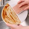 5pcs Double-sided Cleaning Sponges Wipe Scrubbing Pan Pot Dishwashing Scouring Pad Household Tools Kitchen Tableware Brush