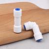 Single-Piece Check Valve Connector 1/4" Check For Valve Push In For Non Return Water Reverse Osmosis System Filters