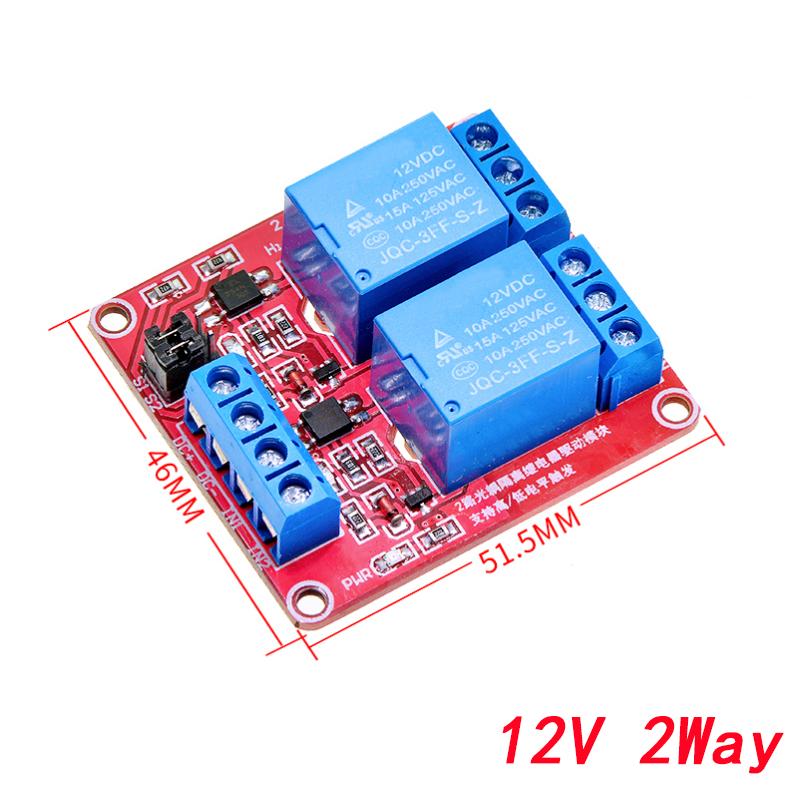 1 2 4 6 8 Channel 5V 12V 24V Relay Module Board Shield with Optocoupler Support High and Low Level Trigger for Arduino