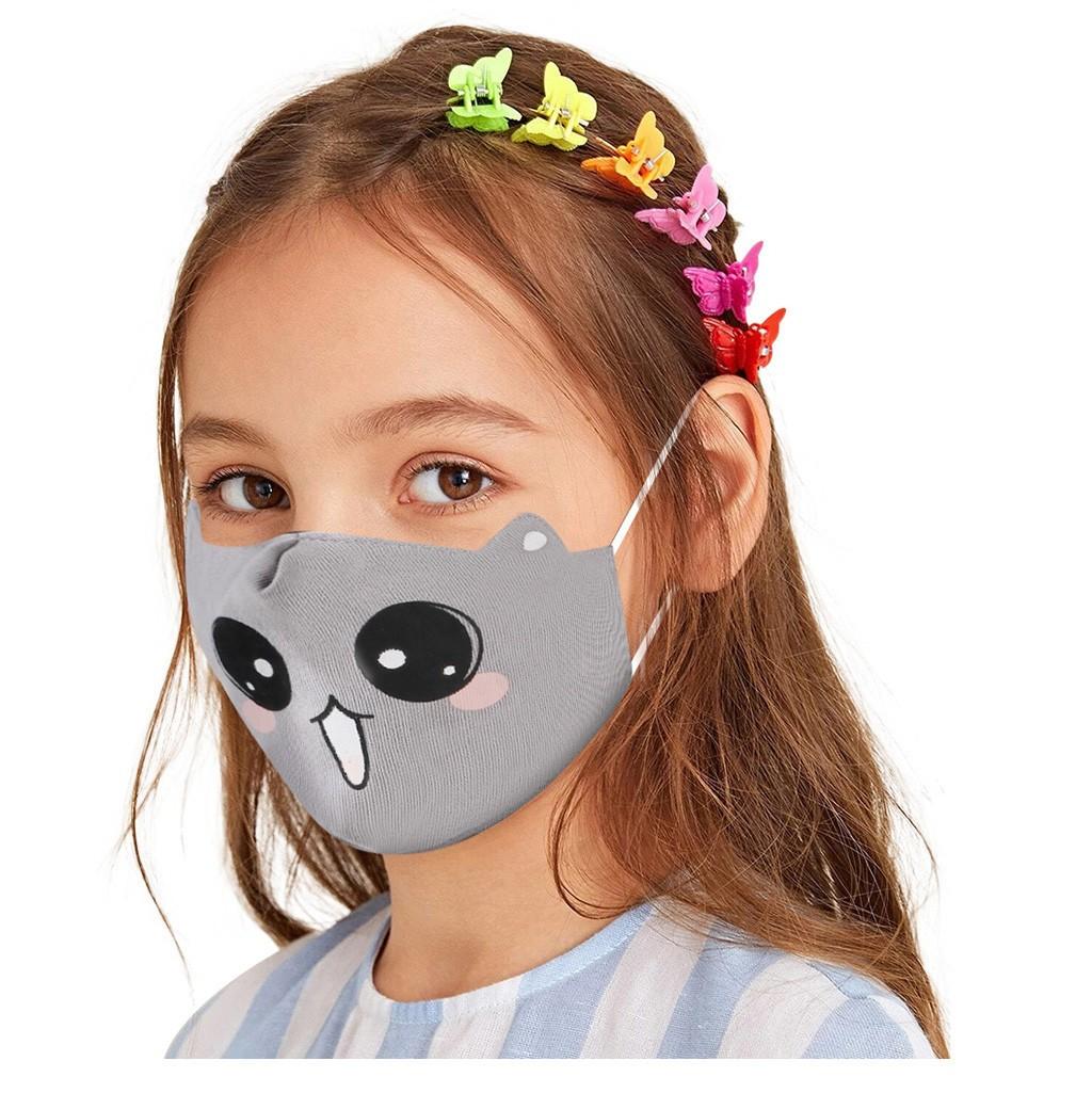 

1 шт. Детская Маска Многоразовая Милая Мультяшная Маска Респиратор Чехол для Девочек Мальчиков