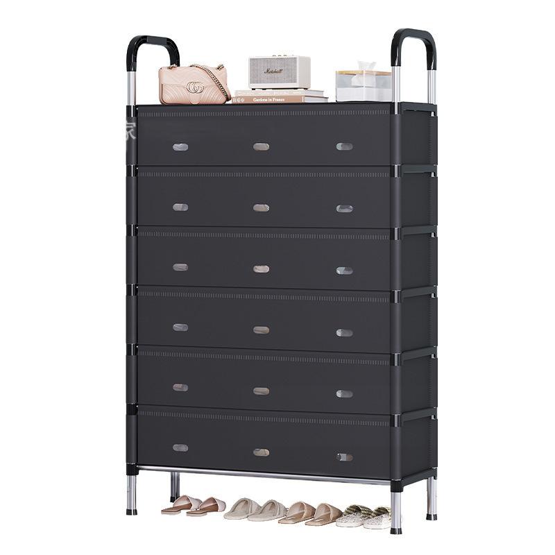 Dustproof Shoe Display Cabinet, Anti-Slip Base, Drawer Included, Suitable for Collectibles, Sports Shoes, Storage, and Multi-Purpose Use