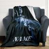 Custom Name Dark Magic blanket for Couch & Bed, Plush Cozy Fuzzy Blanket Super Soft & Warm Blankets for Fall and Winter. 090886
