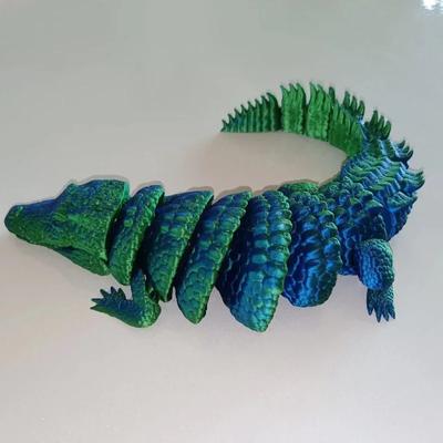 3D Printed Desktop Ornaments Bionic Doll Crocodile Kids Perfect Birthdays Home Offices Decoration Accessories Gift