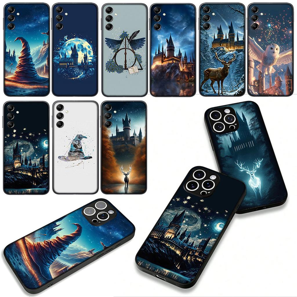 Phone Cover Harries Owl Wand Potters Wallpaper Casing for OPPO A54 A40 A60 A80 A18 A16 A17 A38 A78 A79 A57 A55 A96 A15 A12 Case