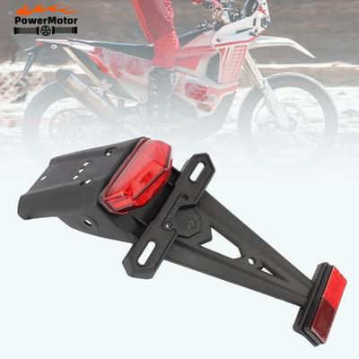 Suporte de Montagem para Lanterna Traseira de Moto Enduro Lâmpada de Freio Luz de Placa de Licença Motocross Modificação Acessórios Universais