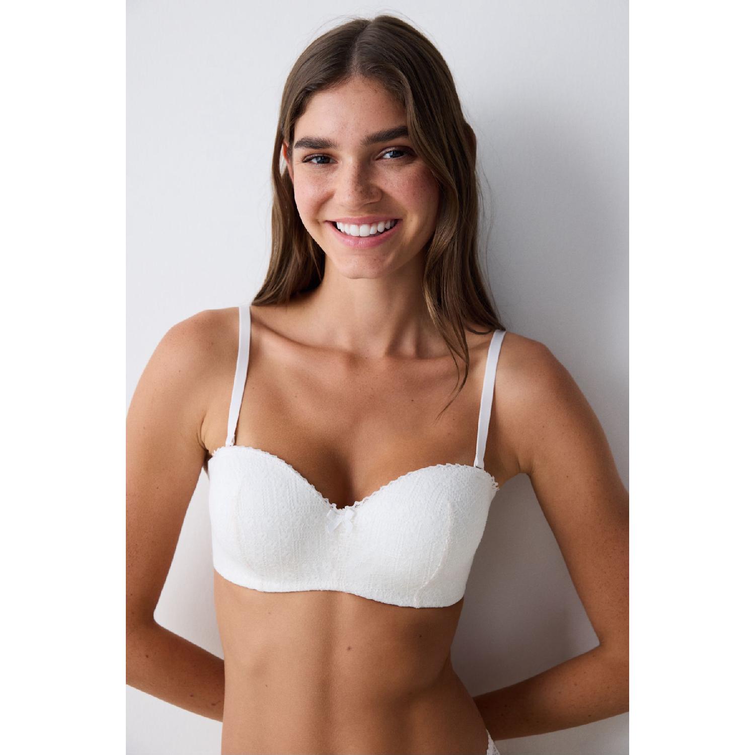 

Lotus Lace Lace White Bra 75C белый