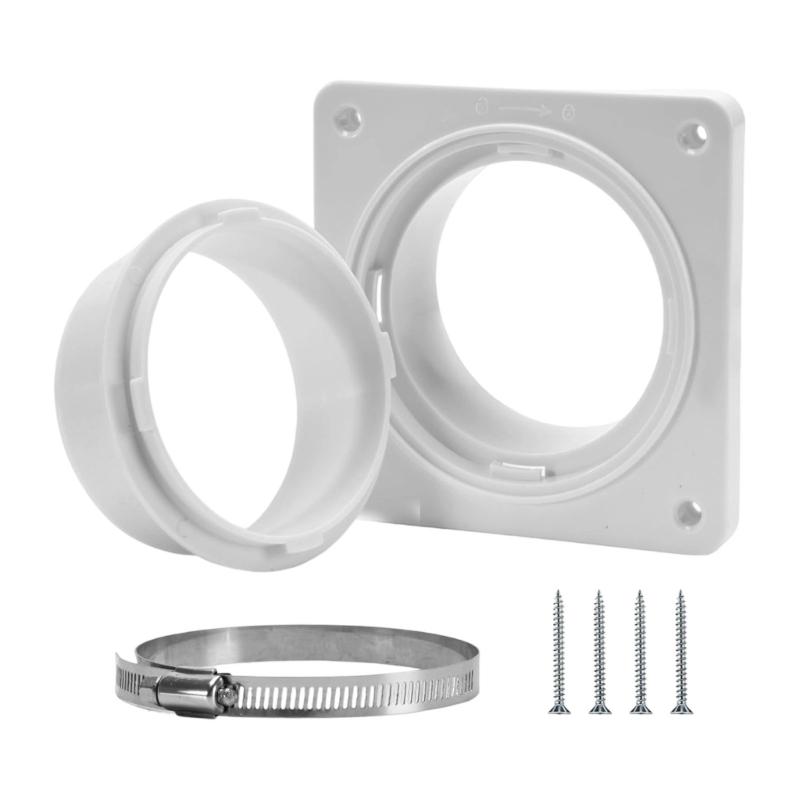 Upgrades 6 Layer Aluminum Dryer Vent Hose Incorporating Reinforced Steel Wire PVC Coating for Enhances Tear Resistance