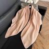 91Cm square scarf silk scarf women's new literary and fashion scarf accessories autumn and winter retro versatile shawl