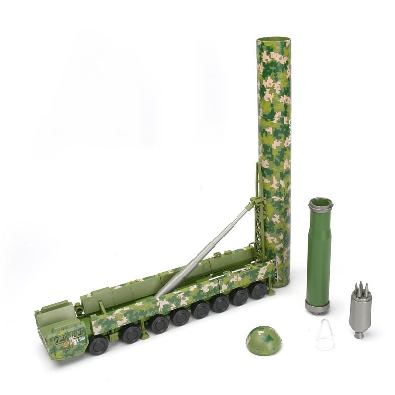 1:72 Modello di Veicolo Lanciamissili Intercontinentale Terrestre DF-61 Camuffato Cinese Blocchi da Costruzione Giocattoli Per Ragazzi Regali di Natale