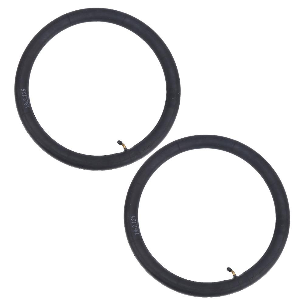 2PCS Black Inner Tube Replacement Bike Tires Tube  for BMX, Road, Mountain and  City Bikes