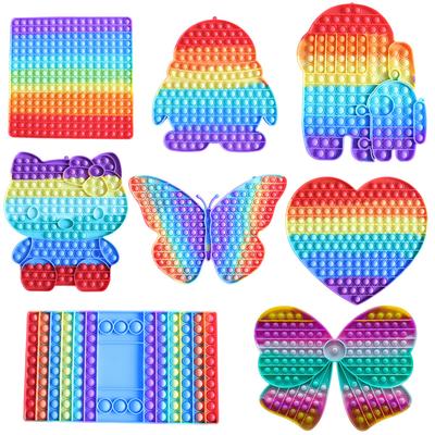 Fidget Squeeze Parent-child Interaction Toys Adult Bubble Stress Relief Rodent Pioneer Kid Anti-Stress Desktop Dimple Toy