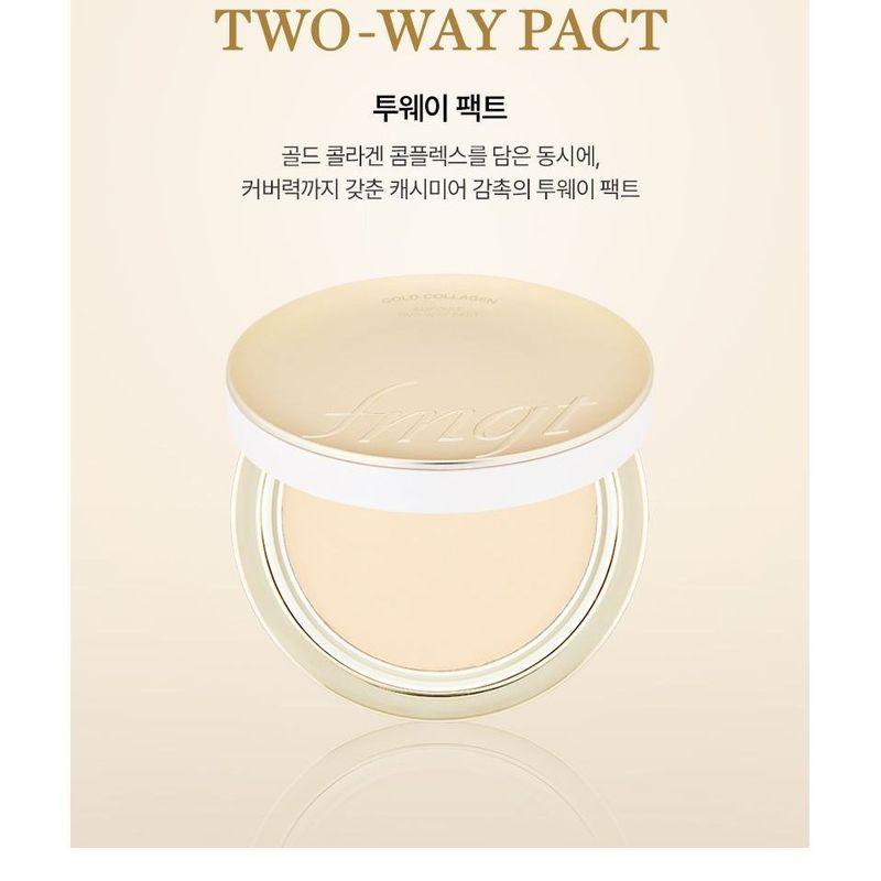 The Face Shop Fmgt Gold Collagen Ampoule Two-Way Pact - 2 Colors