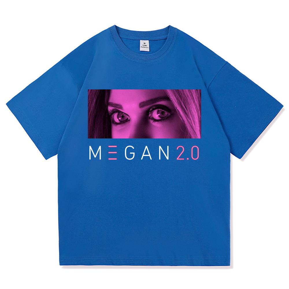 Horrorfilm M3GAN 2.0 T-Shirt 2025 Mode Halloween Retro Herren-/Damenbekleidung Vintage Harajuku Hochwertige Oberteile Baumwoll-T-Shirts