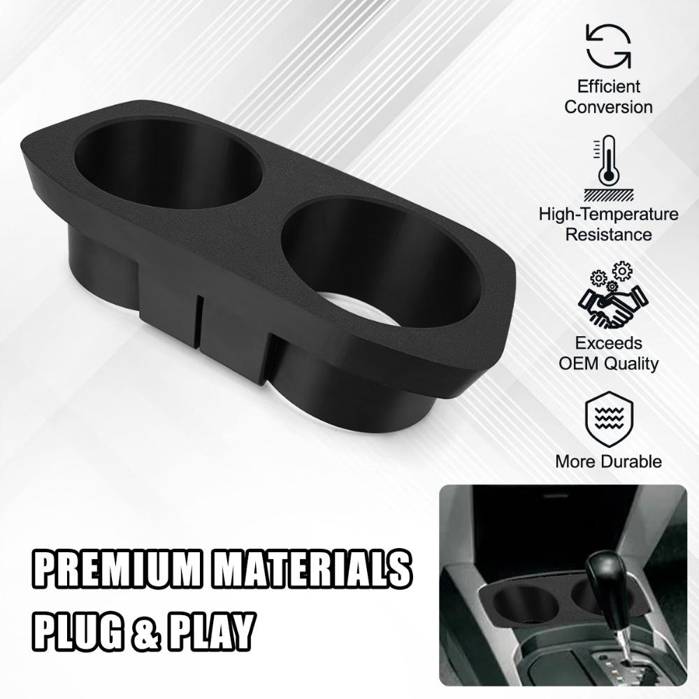 Double Hole Beverage Car ABS Cup Holder For 2003-2009 Toyota 4Runner Cup Holder Insert