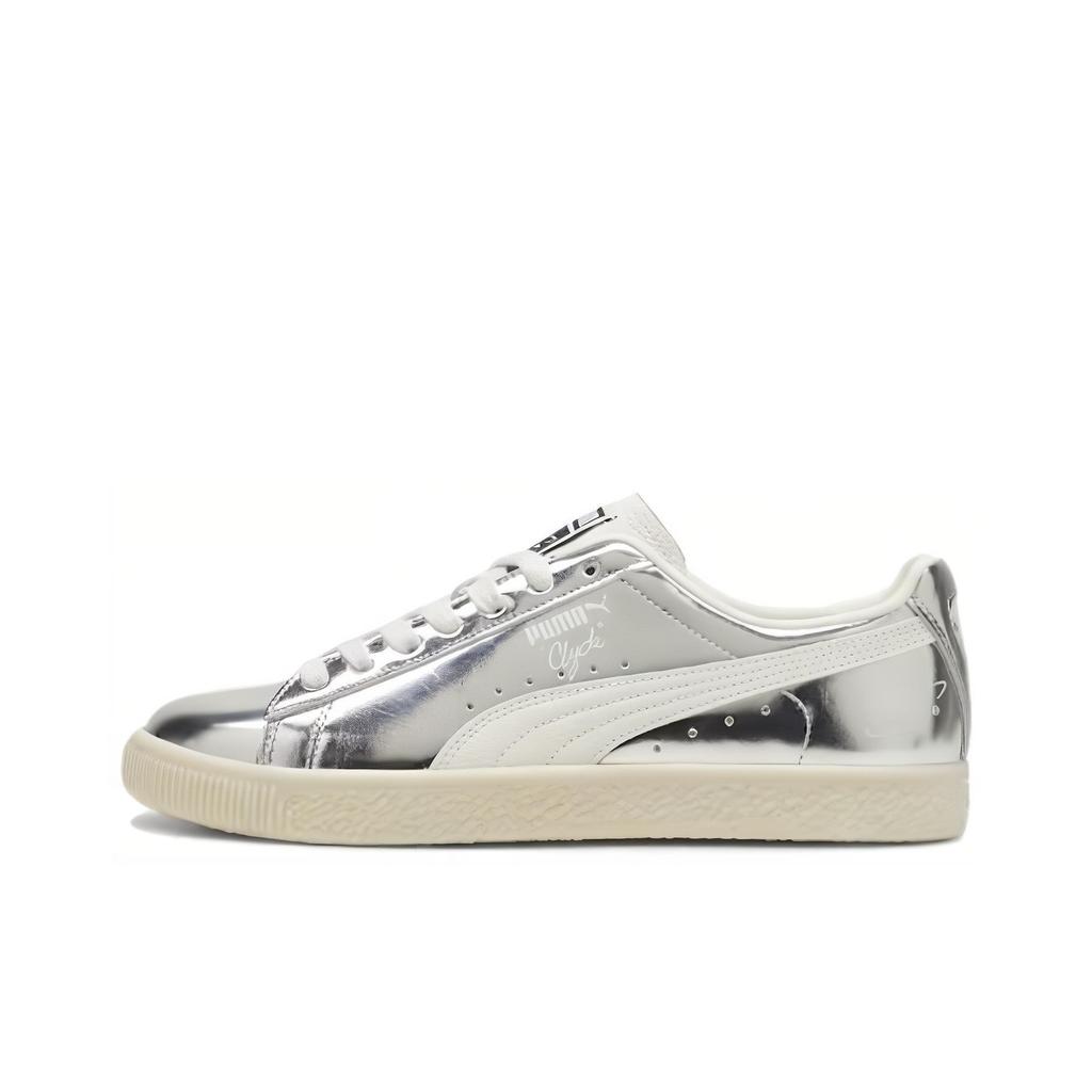 New PUMA Clyde 'Silver' Women's 396488-01