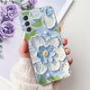 For Samsung Galaxy A24 4G Case SM-A245F Cover Fashion Flower Marble Soft Silicone Phone Covers For Samsung A14 A34 A54 5G Fundas