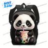 Adorable Panda-Themed Backpack For Women, Perfect For Carrying Milk Tea, With Ample Space For Travel Or School, Ideal For Teenag