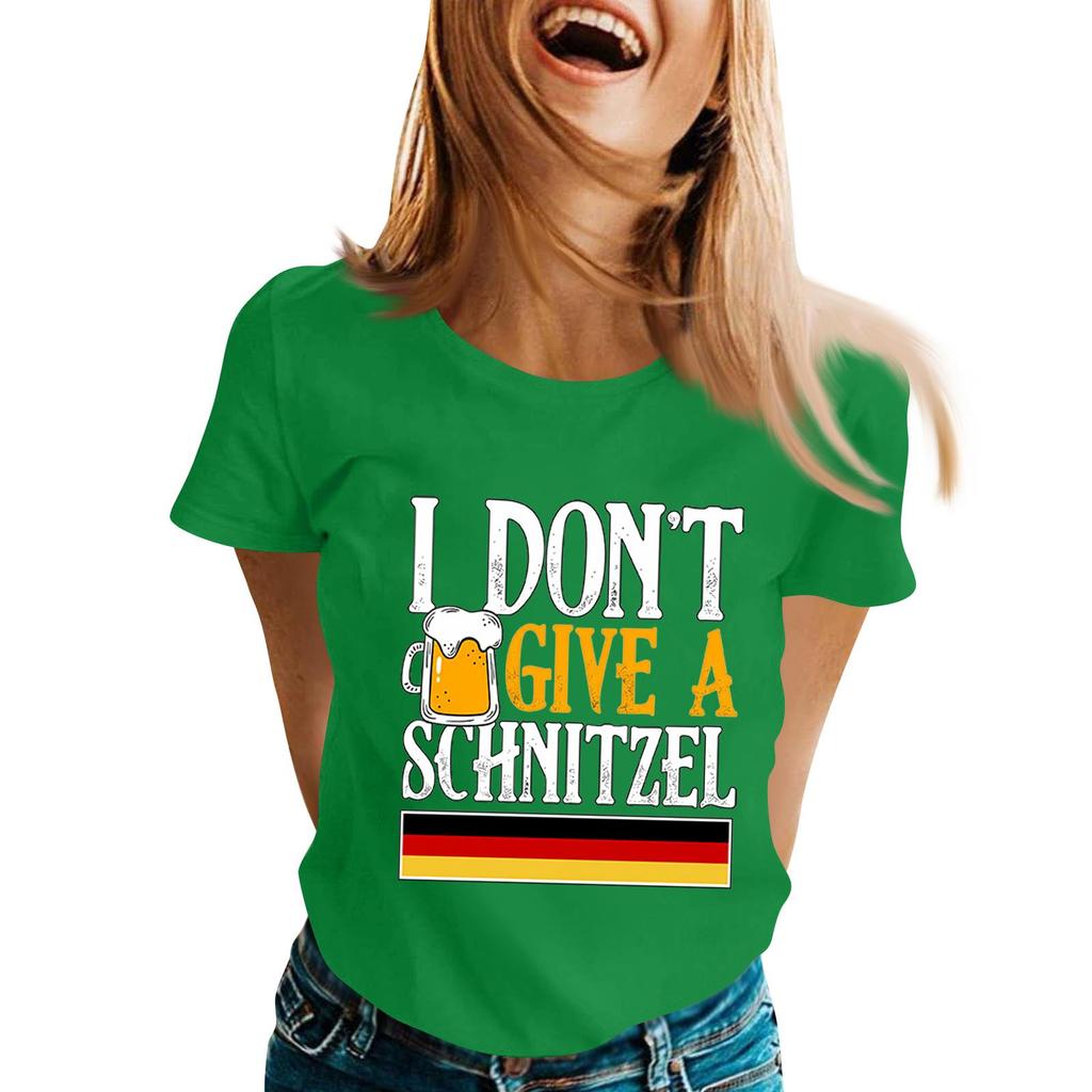 Unisex Casual Short Sleeve Pullover T Shirt with Letter Print Crew Neck Lightweight Top for Everyday Wear