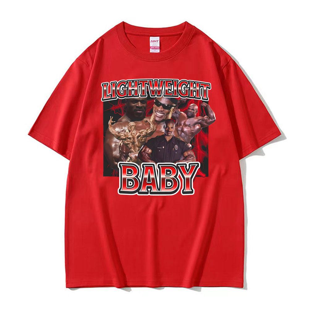 Funny Meme Ronnie Coleman Vintage Gym Graphic Tee Shirt Men Women Fashion Summer Tshirts Oversized Casual 100 Cotton T Shirts