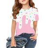 Toddler Girl Boy T-Shirts Kids Top Boys And Girls Printed Short Sleeved T-shirt 2-12Y