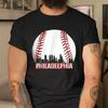 Philadelphia Baseball Downtown Skyline Shirt