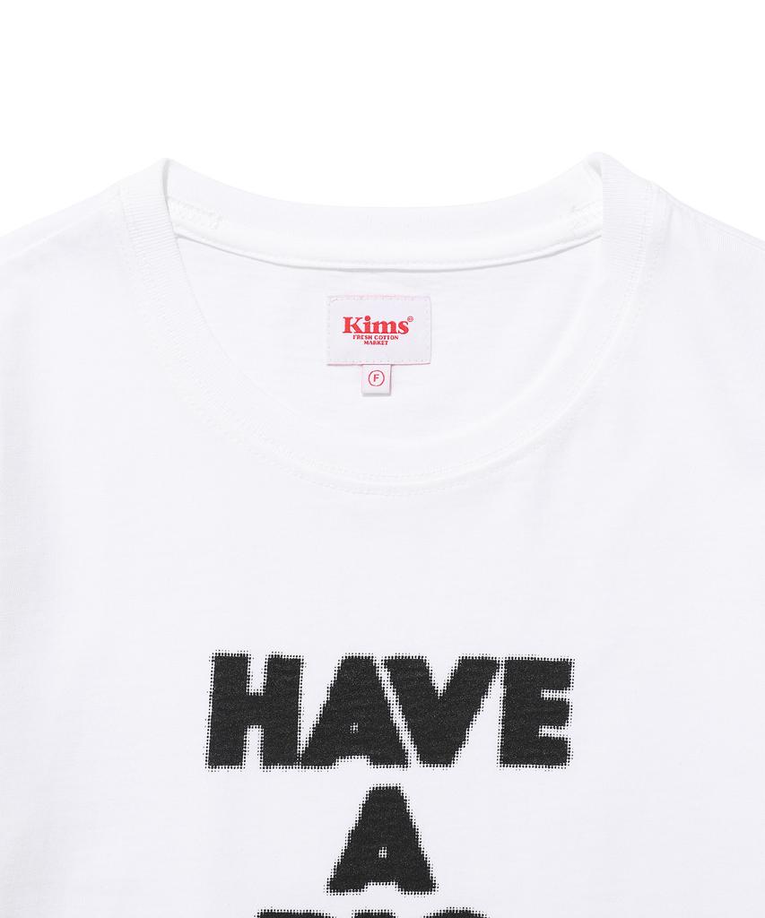 Kimseupeulesikoteunmakes (Unisex) Big Dream Tee White(Black)