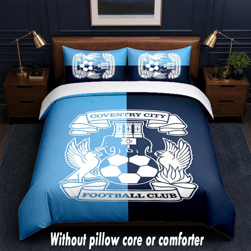 Coventry City Football Design Bed Bedding
