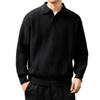 Luxury British Retro Seagull Collar Polo Men's Autumn/Winter Knit Sweater