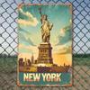 Vintage Metal Wall Art Sign 20x30cm Home Decor Retro Plaque