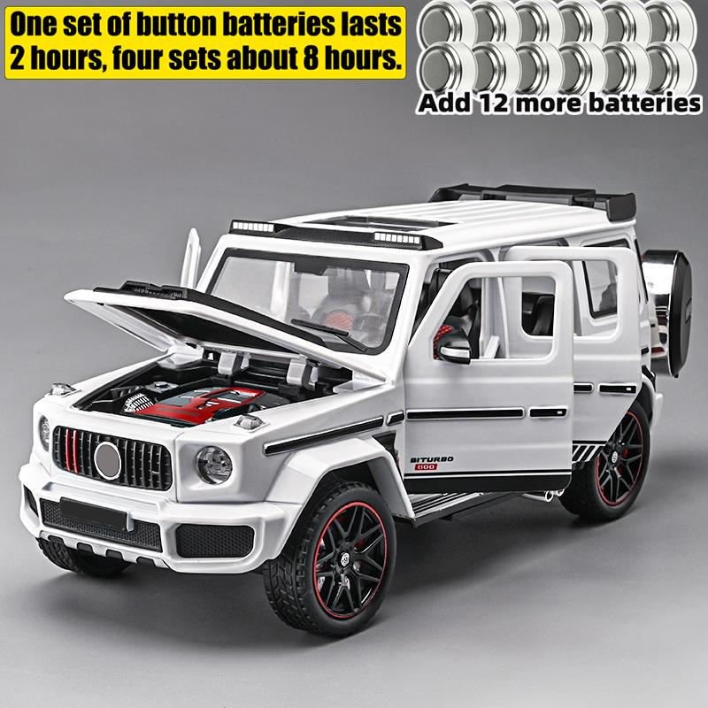 1:24 Mercedes Benz G800 Alloy Metal Diecast Model Car Sound And Lig High Simulation Home Trendy Ornaments Collection Hobby Gift