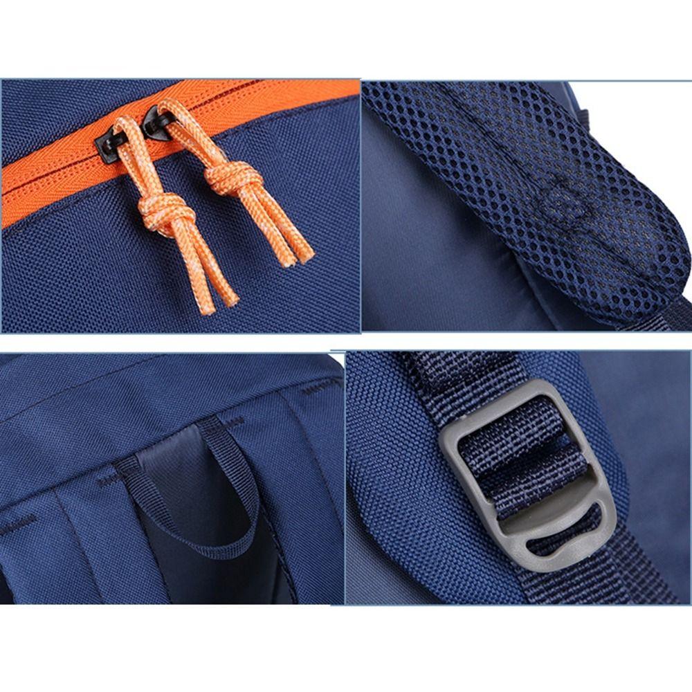 Zipper Outdoor Sports Backpack Large Capacity Climb Bag Casual Lightweight Nylon Bag Outdoor