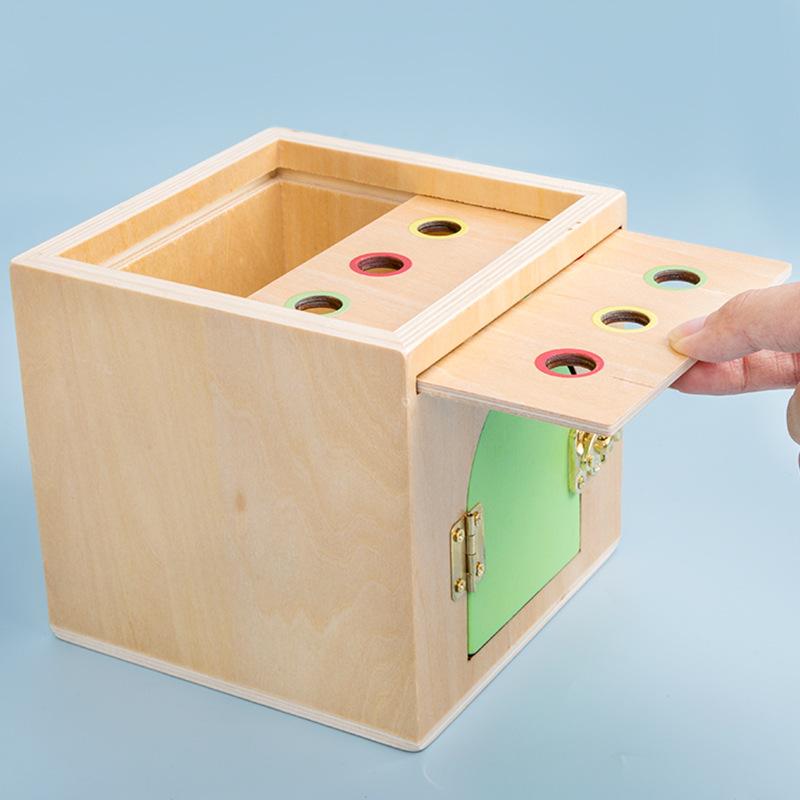 Children'S Early Education 6-In-1 Intelligence Box Montessori Unlocking And Pulling Radish Shape Set Column Fruit Matching Toy