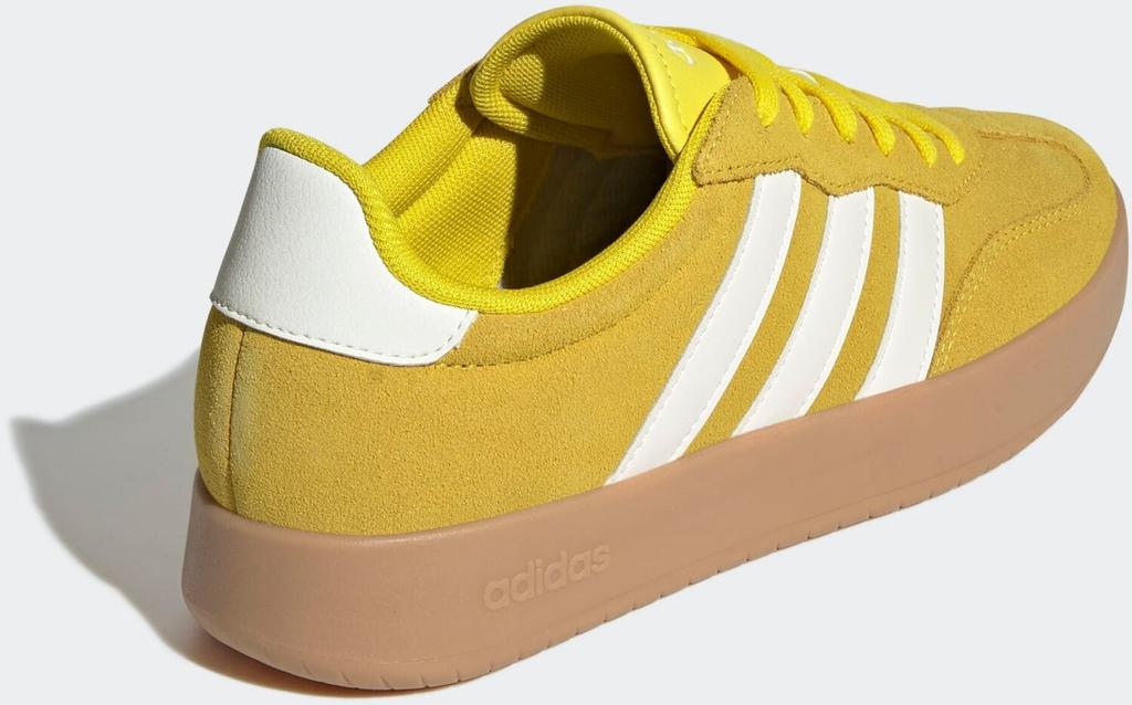 Кроссовки Adidas Barreda Women желтые с белой резинкой