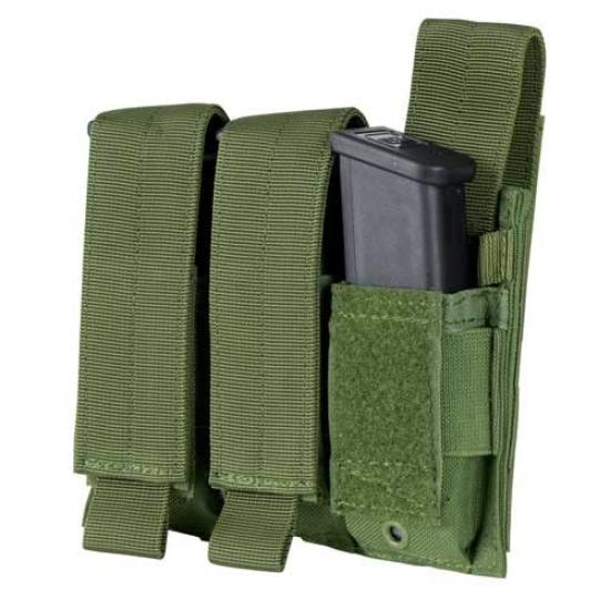 

CONDOR Tactical Gear MA52 Triple Pistol Mag Pouch (OD)