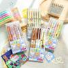 Charming 0.5mm 6pcs Ins Press Gel Pen Set Perfect For Back To School Supplies