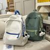 Schoolbag Korean version student schoolbag large capacity lightweight college style backpack casual lightweight travel alphabet backpack