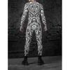 3D Digitaltrykk Sceneopptreden Kostymer Voksne Halloween-arrangementer Karneval Temafest Cosplay Antrekk Latespill Jumpsuit