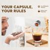 Per Capsule da Caffè Riutilizzabili Nespresso Acciaio Inossidabile Crema Espresso Filtri Ricaricabili Pod Adatti a Macchine Inissia Pixie Essenza Mini