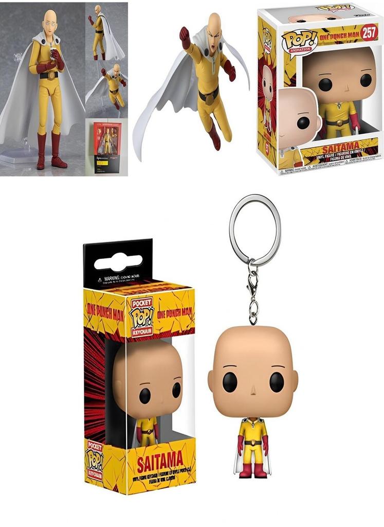 One Punch Man Saitama Pvc Figure Cute Cartoon Animation Toy!