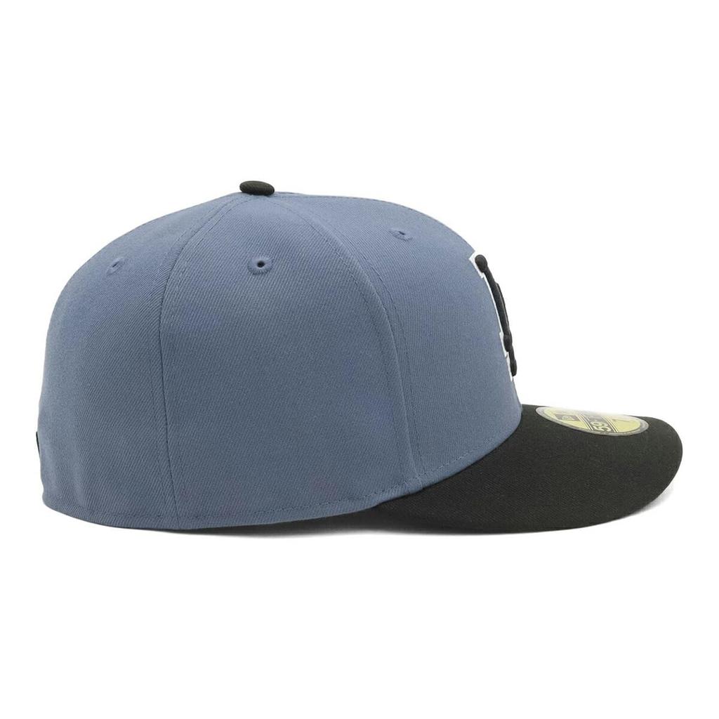 New Era PreCurved 59FIFTY Cap 15136902 NER36C0020 LA Gray New Era Cap ONSPOTZ Special Edition 2Tone MLB Los Angeles Dodgers MLB Flat Visor Unisex Sun