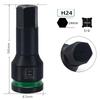 Zeskant Bit Socket Adapter T25H10-H36 voor 3/4 Inch Aandrijving Voor Slagmoersleutel met Verhoogde Sterkte door Geïntegreerde Constructie