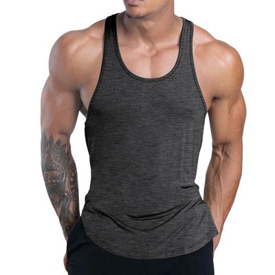 Quick Dry Tank Tops Men Gym Fitness Bodybuilding Sleeveless Shirt Male Summer Casual Stringer Vest