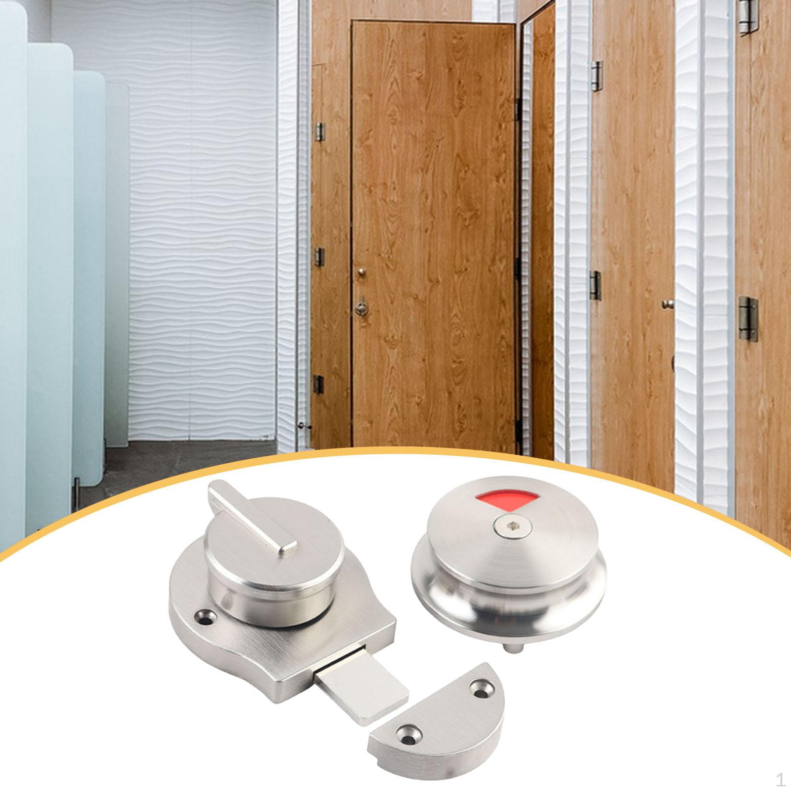 

Bathroom Indicator Door Lock Hardware Stable Portable Occupancy Toilet for Restaurant