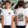 Kids Boys Yoda Graphic T Shirt Cotton Casual Soft Breathable Star Wars Child Clothing Summer Top Toddler Tee