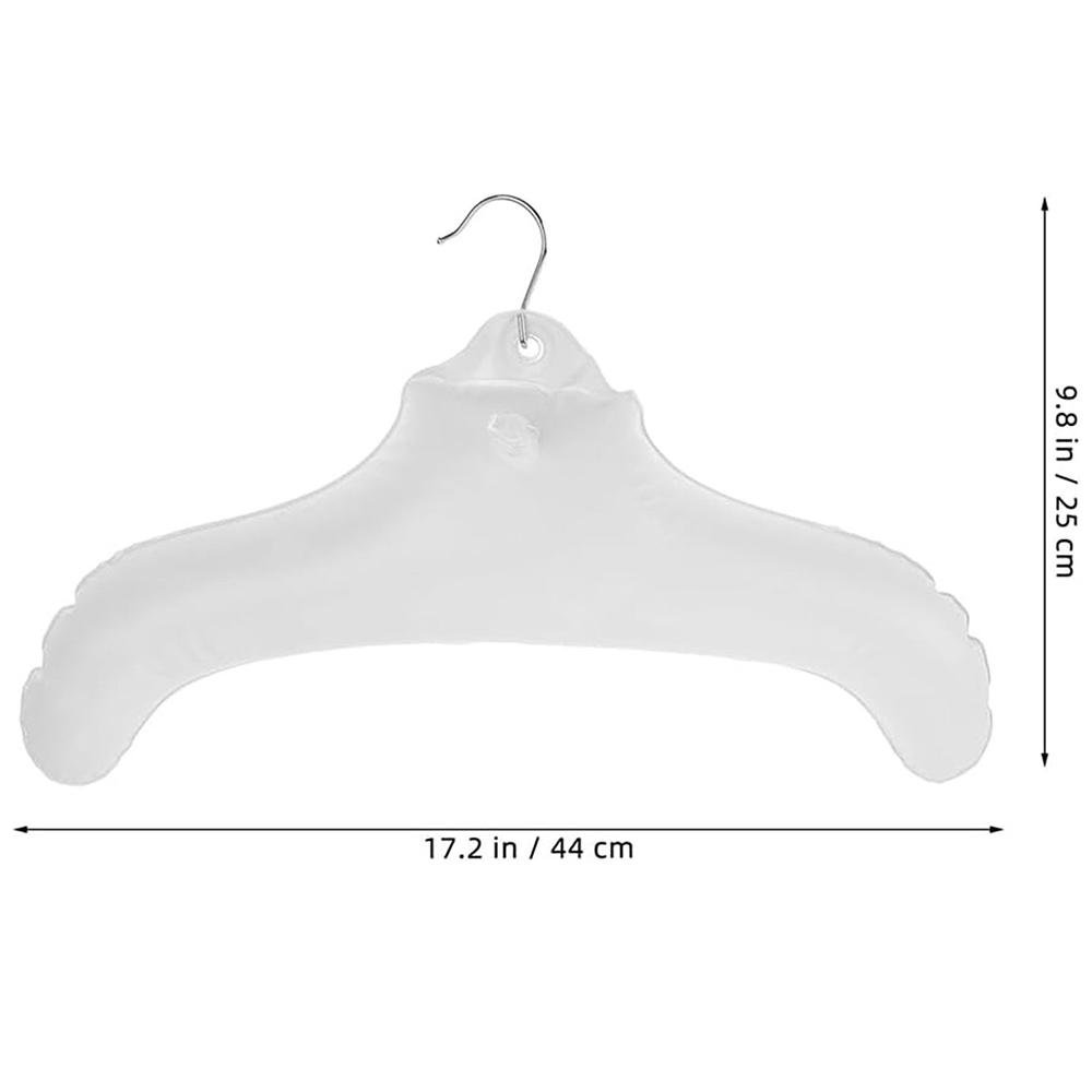 5pcs Foldable Travel Inflatable Clothes Hangers for Home, Hotel, Office